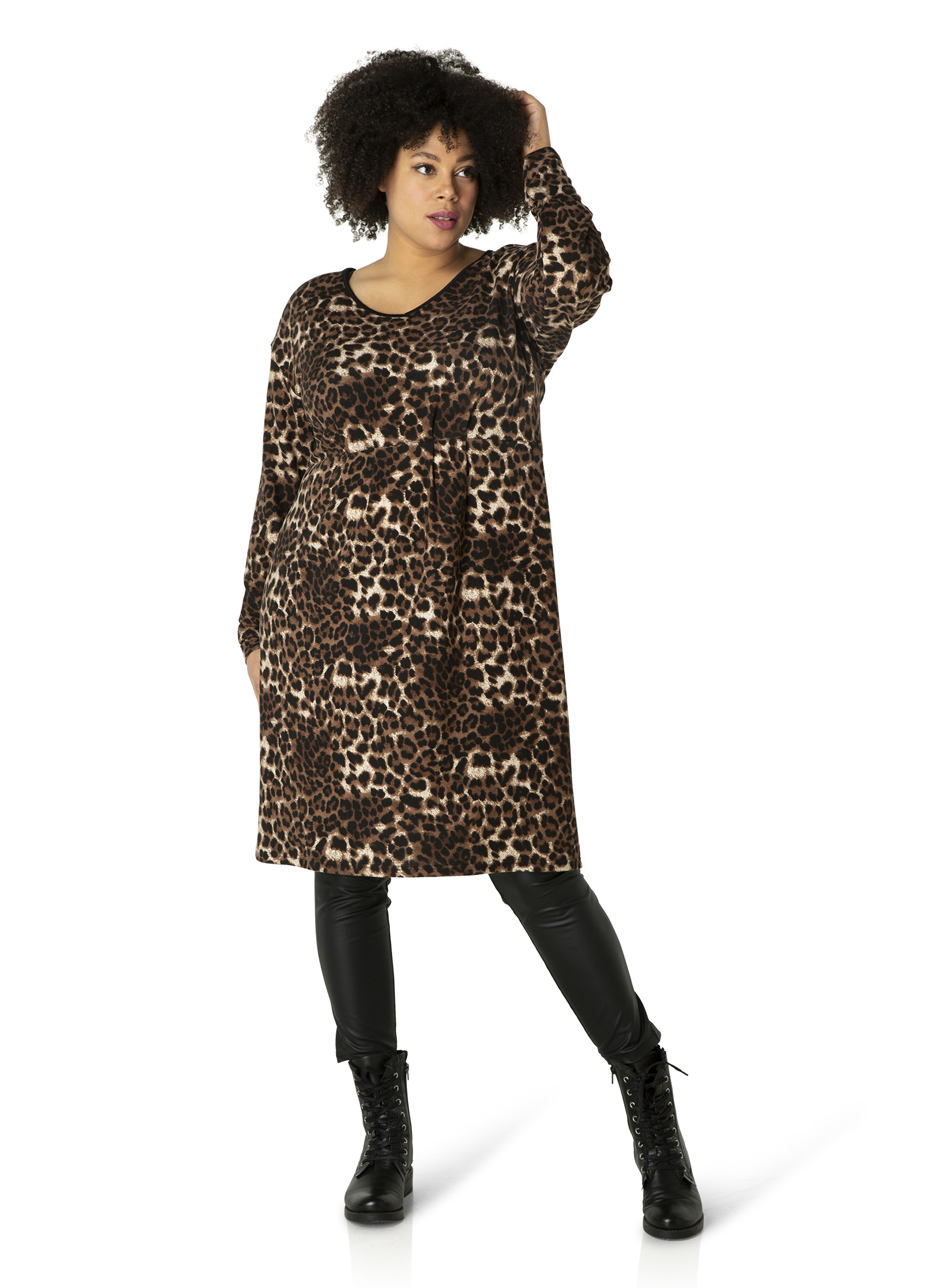 Ivy Bella print jurk Sierra soft tri