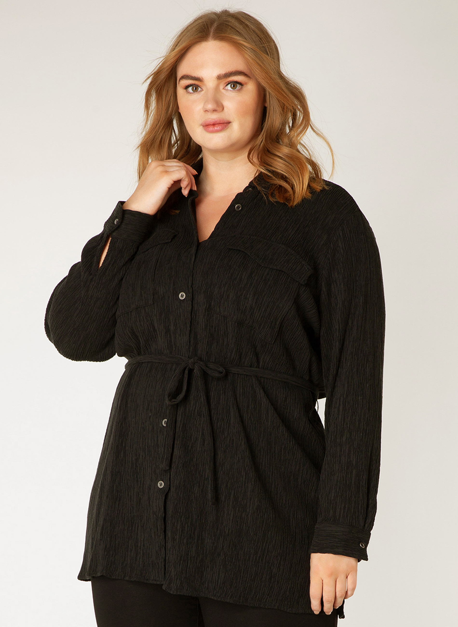 Yesta blouse ribbelstof Bedia Yesta blouse ribbelstof Bedia