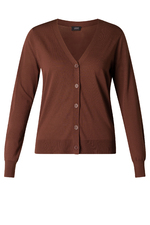 YEST vest Nanda fijnbrei V hals