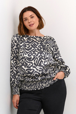 Kaffe Curve blouse Mathilda satijn