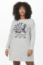 Only Carmakoma sweat jurk CARMILLY