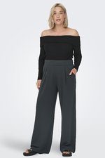ONLY stretch broek wijde pijpen