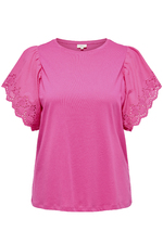 ONLY ECO shirt wijde opengewerkte mouw