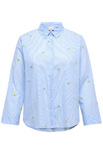 ONLY shirt borduursel strepen