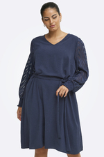 ONLY eco mini jurk lange mouw