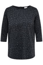 ONLY streep blouse met hartjes 3/4 m