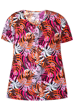 ZHENZI shirt tropische print