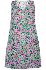 ZHENZI jurk crincle bloem