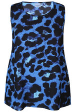 ZHENZI singlet Gigi animal print