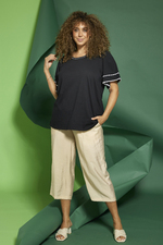ZHENZI shirt Leia wijde mouw