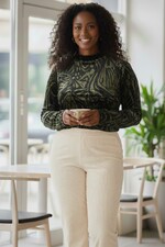 Yesta shirt Wendela velvet print