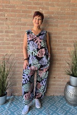 Bagoes lange broek half wijd blad