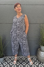 Bagoes broek 7/8 half wijd vlek