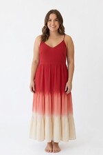 Bagoes Lange jurk mix colors