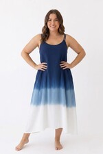 Bagoes jurk straps blue