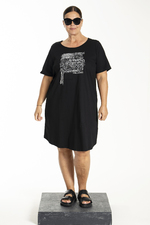 Gozzip Black tuniek opdruk voor