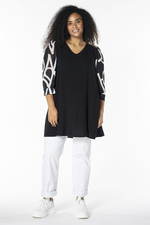 Studio tuniek Kyra print mouwen
