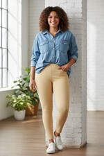 Ophilia broek Una scuba twill