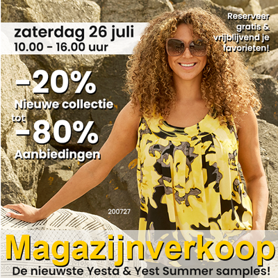 Magazijnverkoop grote maten damesmode