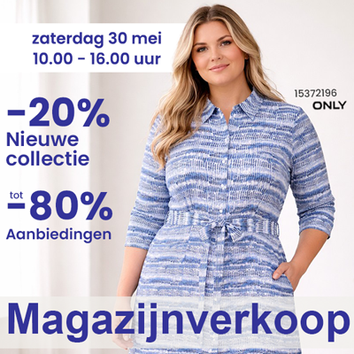 Grote maten dameskleding Magazijnverkoop