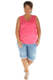 Singlet Zizzi Vhals boord zoom | O10499C1312S&nbsp;