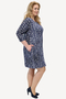 Jurk Angela print Ophilia | Angela printGrey1=42&nbsp;
