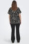 ONLY ECO blouse korte mouw | 15218353BLAC/AOP46&nbsp;