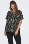ONLY ECO blouse korte mouw | 15218353BLAC/AOP46&nbsp;