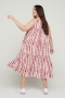 Zizzi maxi jurk MAMALIE rood print | M58543C910XL&nbsp;