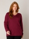 Base Level Curvy trui BLCanine | 7000024browX-0(44)&nbsp;