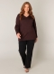 Base Level Curvy trui BLCanine | 7000024browX-0(44)&nbsp;