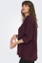 ONLY shirt 3/4 mouw ronde hals | 15229806WINEM=46/48&nbsp;