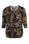 Shirt Zhenzi V-hals print | 2101649blac/6888S=42-44&nbsp;