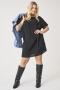 ONLY jurk printje | 15252999BLAC/VEGE50&nbsp;
