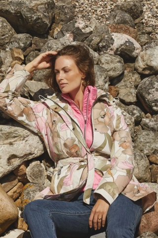 Etage jas bloem print Outdoor | 1594-1801rose/flow48&nbsp;