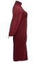 Mat fashion jurk brei voile pofmouw | 78017021BLACL=52-54&nbsp;
