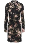 Pieces blouse jurk PCNYA print | 17132187BLAC/FLOW44&nbsp;