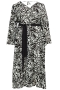 Mat fashion jurk | 79017109BLACL/XL=50-54&nbsp;