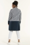 Studio blouse Lara uni streep tricot | S232881navy/strpS=42/44&nbsp;