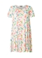 COLLETTA print jurk lelies | 9000190098X-0(44)&nbsp;