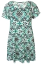 ZHENZI jurk tricot print | 2002016014XL=54-56&nbsp;