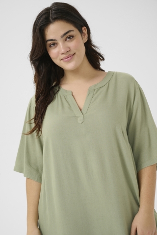 Kaffe Curve jurk ECO korte mouw | 10582218K14046&nbsp;