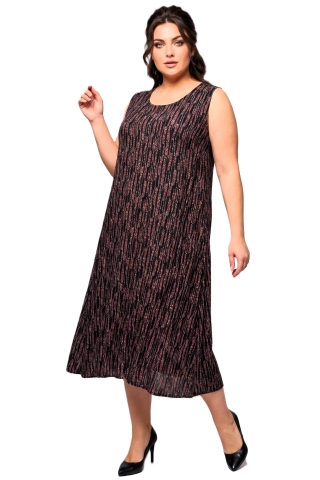 Luna jurk lois ronde hals | lois01blac/bord44-52&nbsp;