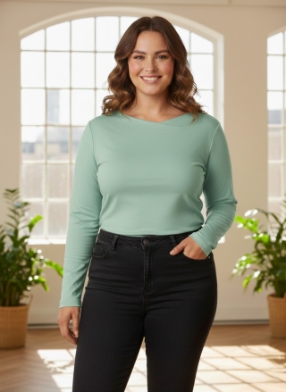 YESTA shirt Hannelore Essential | A005004drmiX-0(44)&nbsp;