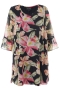 Studio jurk Hedda voile bloem print | S244818blac/flowS=42/44&nbsp;