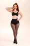 20 Den Sheer Bow Back Seam Panty | 31280044blac48-52&nbsp;