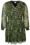 ZHENZI jurk Barb voile print | 200477GRENS=42-44&nbsp;