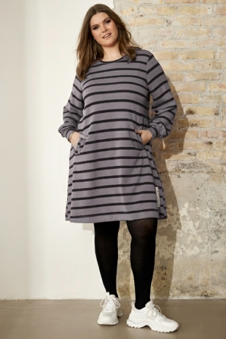 ZHENZI tuniek Afia streep | 2004690074XL=54-56&nbsp;