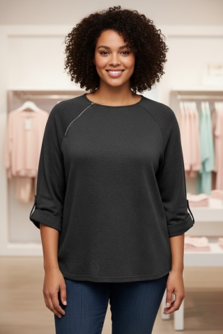 ONLY shirt MALBA oprolmouw | 15338337BLACL=50/52&nbsp;