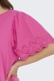 ONLY ECO shirt opengewerkte mouwen | 15346157FUFEM=46/48&nbsp;